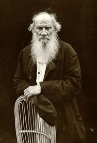 старинная историческая фотография Лев Толстой